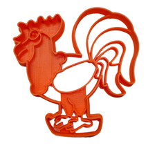 Rooster Chicken Full Body Side View Cookie Cutter Made In USA PR5054 - £3.17 GBP