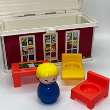 Fisher Price Little People Take Along Schoolhouse with Teacher &amp; Accesso... - £11.31 GBP