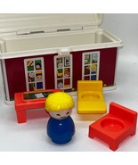 Fisher Price Little People Take Along Schoolhouse with Teacher &amp; Accesso... - £11.51 GBP