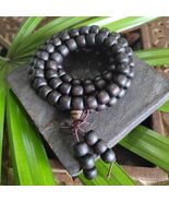 Natural Brunei Agarwood 108 Beads Mala Bracelet | Aromatic Healing Medit... - €166,86 EUR