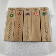 Hero Arts Rubber Stamp Set Flower Just For You Feel Better Thank You Bes... - $17.81