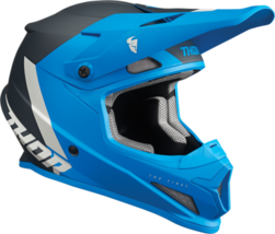 Thor Adult 22 Sector Chev Helmet MX Offroad Blue/Light Gray Medium - $109.95