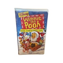 New Sealed VHS Disney Winnie the Pooh and Christmas Too 1997 - £9.99 GBP