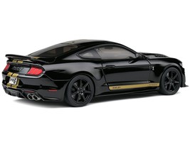 2023 Ford Mustang Shelby GT500-H Black with Gold Stripes 1/18 Diecast Model Car - £65.75 GBP