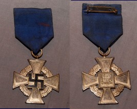 Authentic German 3rd Reich 25 YEAR LONG SERVICE Medal - $2,094.01 MXN