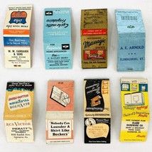 Vintage Matchbook Matches Local Small Business Lot of 8 Pieratt Beckers Hardware - £11.14 GBP