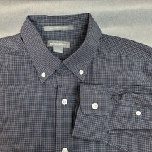 Eddie Bauer M Wrinkle Resistant Relaxed Fit Button Down Mens Plaid Shirt Medium - £9.36 GBP