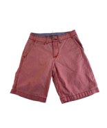 Lee Denim Dungarees Vintage Chino Mens Shorts 29 Flat Front Pink Salmon ... - $13.24