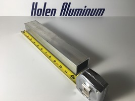 1 Pc of 1-1/2&quot; X 3/4&quot; X 1/8&quot; X 12&quot; Length Aluminum Rectangular Tube 6063-T52 - £49.16 GBP