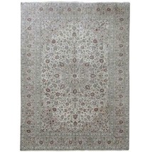 10x14 Authentic Hand-knotted Oriental Signed Wool Rug Ivory B-82233 * - £1,701.37 GBP