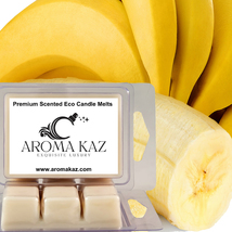 Fresh Bananas Scented Candle Melts X Strong 80hr Clam Packs - £14.96 GBP+