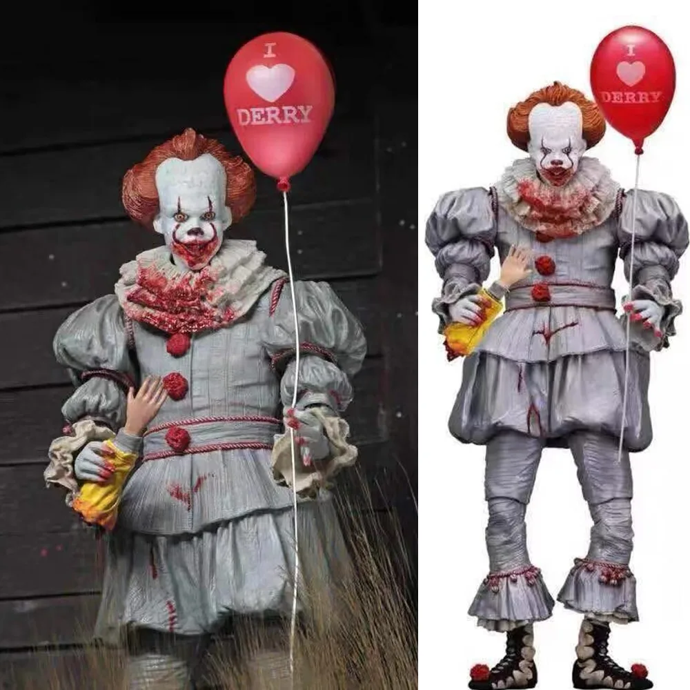 Stephen King&#39;s Pennywise NECA PVC Action Figures Horror Collectibles Model Toy - £23.36 GBP+