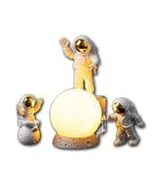 TRENDY TRON Astronaut and Moon Golden Home Decor Set - Space Themed Mini... - $529.38 MXN