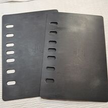 Vintage Franklin Quest Black Plastic 7-Ring Planner Dividers set lot 2 b... - $16.89 CAD