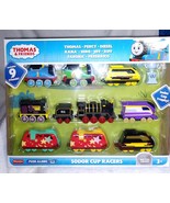 Thomas &amp; Friends Sodor Cup Racers 9-pk die-cast Push-Along Toy Train Eng... - $22.65