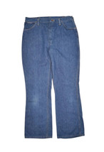 Vintage Wrangler No Fault Jeans Mens 34x31 Medium Wash Denim Flare Boot Cut USA - £58.09 GBP