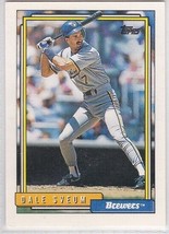 M) 1992 Topps Baseball Trading Card - Dale Sveum #478 - $1.97