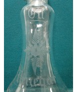 VICTORIAN ANTIQUE GLASS ETCH CRUET OIL-VINEGAR  - $63.62 CAD