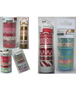 Recollections Washi Crafting Tape SEASONAL Valentine&#39;s Day Christmas u pick - $26.34 CAD+