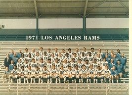 1971 LOS ANGELES RAMS 8X10 TEAM PHOTO FOOTBALL PICTURE LA NFL - £3.87 GBP