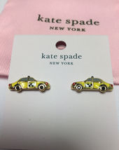 Kate Spade New York Ma Chérie Taxi Studs Earrings New w/ KS Dust Bag New - £28.31 GBP