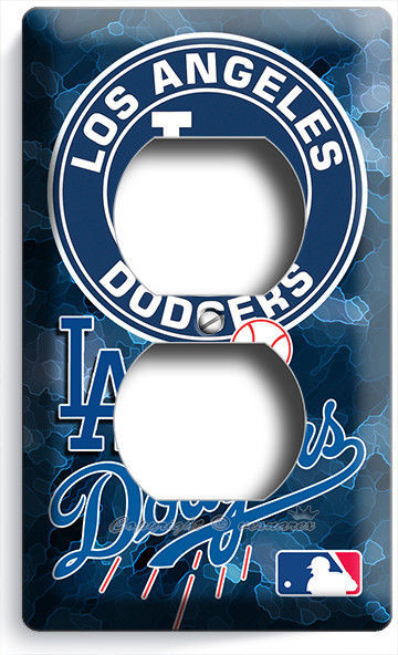 LA LOS ANGELES DODGERS BASEBALL TEAM OUTLET PLATE BOYS ROOM MAN CAVE HOME DECOR