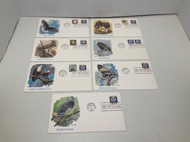 (7) 1983 US First Day Cover Eagle Cachets 0127-0133 & 0135 Fleetwood Mint NH - £13.84 GBP