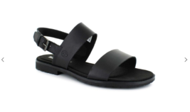 Timberland Chicago Riverside Thong Sandal Black Leather Buckle NEW W/Box... - $47.49+