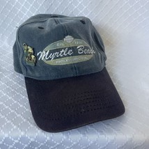 Vintage Harley Davidson Myrtle Beach Hat with Pin &quot;BAD DAWGS MOTOR SQUAD&quot; - £19.51 GBP