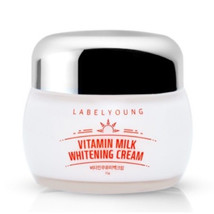 Label Young Shocking Vitamin Milk Whitening Cream 55g Made In Korea - £36.76 GBP