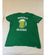 Saint Patrick&#39;s Day Drinking Shirt Tipsey Elves Magically Delicious Beer... - $14.03