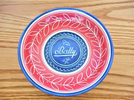 Bally small dish Red &amp; Blue Pattern With a Shoe by Ziegler Schaffhausen ... - $30.00