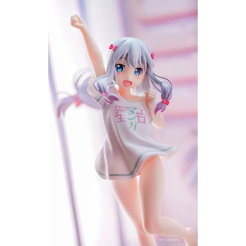 Anime Figure Izumi Sagiri 2Styles Kawaii Girl Casual T-Shirt Standing Doll Model - £24.09 GBP+