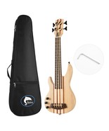 Batking Ukulele Electric Bass Left Hand neck-thru style Aquila string W/... - £162.53 GBP