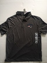 New England Patriots NFL Team Apparel Polo Shirt Size Medium Gray NWT Golf - $17.84