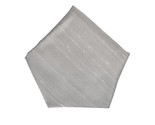 EMPORIO ARMANI Mens Pocket Square Silky Modern Grey Size 12&quot; X 12&quot; 340033 - $29.09