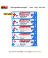 5x Dermoplex Antiseptic Cream 25g Minor Cuts Burns Nappy Rashes Blisters... - $59.90