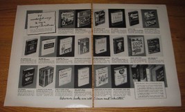 1952 Simon and Schuster Books Ad - 24 wonderful ways to say a Merry Christmas - £14.50 GBP