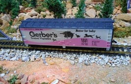 HO Scale: Tyco Gerbers Baby Food #1001 Box Car; Vintage Model Railroad Train - £14.05 GBP