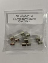 Bussmann By Eaton BK/GMA-2.5-R Fuse, Cartridge, 2.5A, 5X20MM, Fast Acting (5 Pie - $6.01