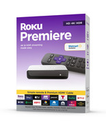 ROKU PREMIERE 3920RW-SW HD/4K/HDR STREAMING MEDIA PLAYER W/HDMI CAB +REM... - $47.69 CAD