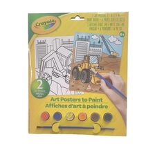 NEW Crayola Art Posters To Paint Kits, Age 6+ - $4.23 CAD