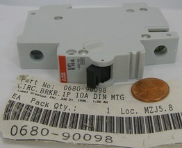 ABB Circuit Breaker S271K10A 1P 10A DIN MTG 0680-90098 VDE060 1 count - $49.99