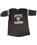 Vintage 80s Logo 7 Los Angeles Raiders NFL Jersey T-Shirt Made USA Adult... - $64.17 CAD