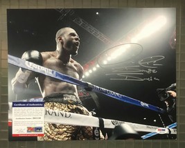 Deontay Wilder Autographed Bronze Bomber Hand Signed Boxing Foto PSA COA... - £231.97 GBP