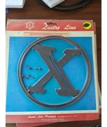 Vintage 6&quot; Lustre Line NOS Decorative plastic Letter &quot; X&quot; - $13.55 CAD