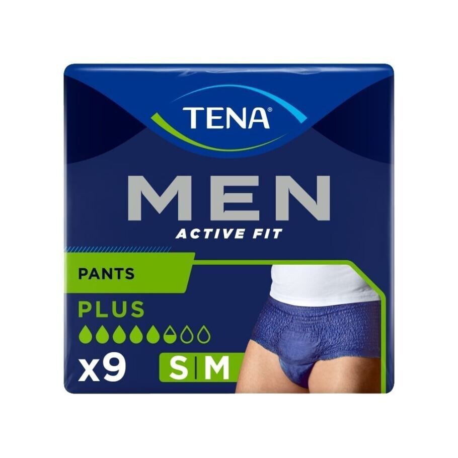 Tena Men Active Medium Incontinence Pants S/M  x9 - $12.52