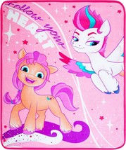 My Little Pony Starry Dreams Plush Throw Blanket Measures 46 x 60 Inches - £19.86 GBP
