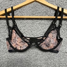 Victoria Secret Very Sexy Strappy Ring Sheer Floral Mesh Underwire Bra 32C - £21.03 GBP