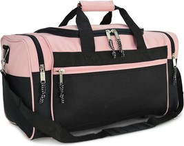 21&quot; Blank Sports Duffle Bag Gym Bag Travel Duffel with Adjustable Strap ... - £36.69 GBP